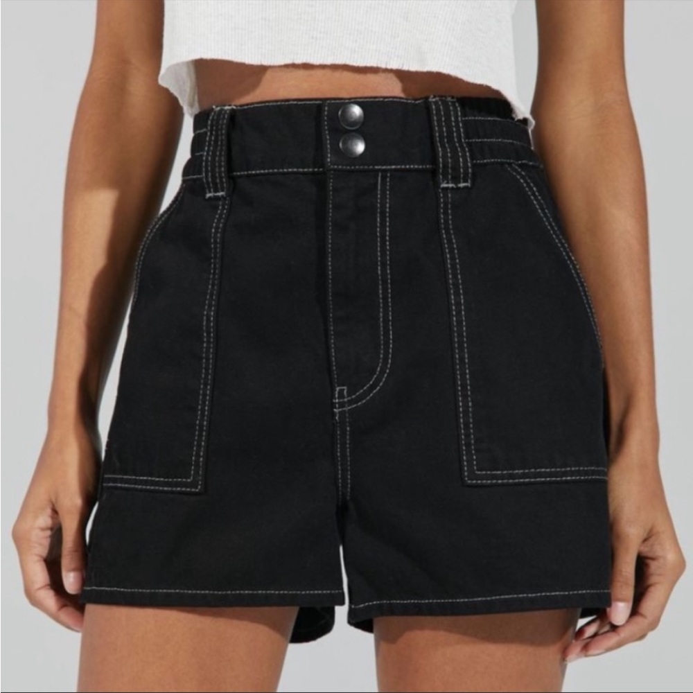 BDG Black Skate Short